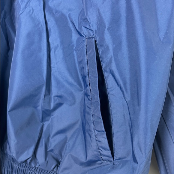 Nike Dallas Cowboys NFL 90s Reversible Navy and White V-Neck Windbreaker- Size L - Picture 7 of 9